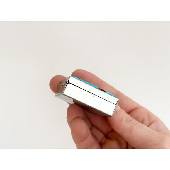 80's Style Multicolor Vintage Retro Silver T Trinket | Jewelry | Ring | Pill box - Picture 3 of 12